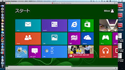 [Win8のスタート画面on Parallels Desktop 8]