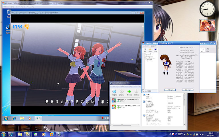 [VirtualBox 3.2.4 r62467 のスナップ]