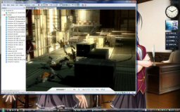 [3DMark05 GT1 (黒抜き部品発生) on VMware 6.5]