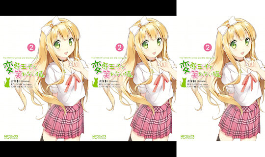 [Android版Kindleアプリ4.0.2.1/4.0.1.3/3.8.2.4で表示した『変態王子と笑わない猫：2』の表紙]