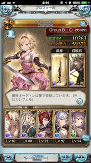 [確定1ターンキル編成のプロフィール]
