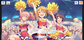 [デレステのトップ画面(ZenFone 5Z)]