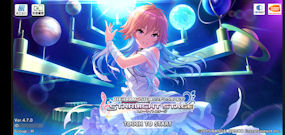 [デレステのトップ画面(ZenFone Max M2)]