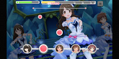 [デレステのLive中画面(ZenFone Max M1)]