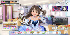 [デレステのメイン画面(ZenFone Max M1)]