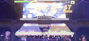 [『お願い！シンデレラ』グランドLiveのノーツ1]