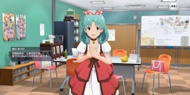 [ミリシタの ふれあい画面(ZenFone 5Q)]