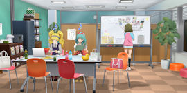 [ミリシタのメイン画面(ZenFone 5Q)]