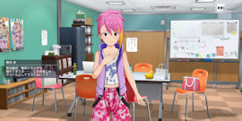 [ミリシタの ふれあい画面(ZenFone 5Z)]