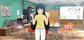 [ミリシタの ふれあい画面(ZenFone 5)]