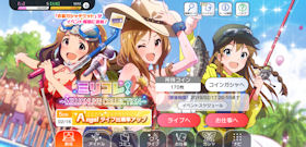 [ミリシタの2D画面(ZenFone 5)]