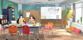 [ミリシタのメイン画面(ZenFone 5)]