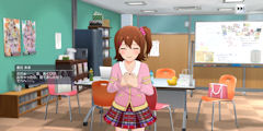 [ミリシタのメイン画面(ZenFone Max M1)]