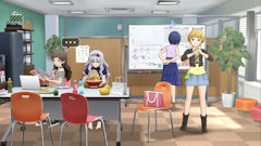 [ミリシタの ふれあい画面(iPhone 8)]