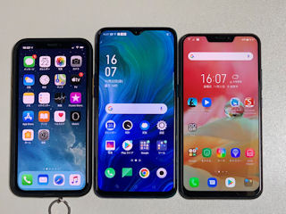 [iPhone 11 ProとOPPO Reno AとZenFone 5Z]