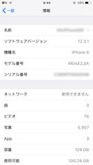 [iPhone 6のデバイス情報]