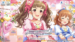[デレステのトップ画面(iPhone SE2)]