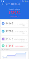[ZenFone 5QのAnTuTuスコア(V8.1.7)]