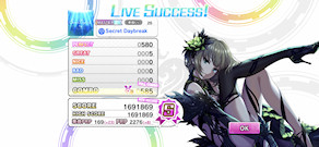 [『Secret Daybreak』のスコア]