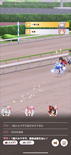 [第1レースのゴール前]