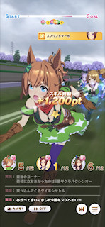 [第2レースの最終直線]