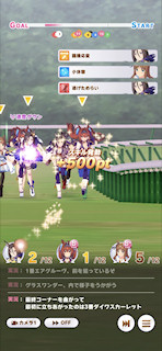 [第3レースの最終直線]