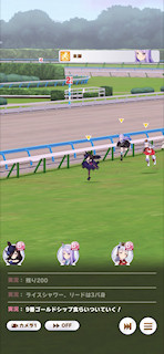 [第4レースのゴール前]
