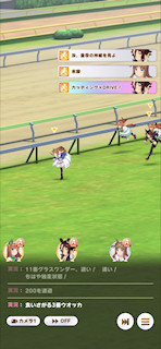 [第1レースのゴール前]