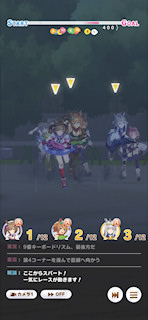 [第2レースの最終直線]