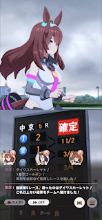 [第5レースのゴール後]