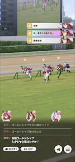 [第3レースのゴール前]