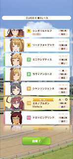 [第3レースの枠順]