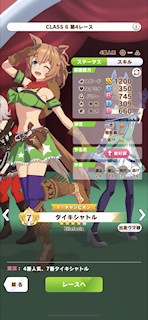 [第4レースのパドック]