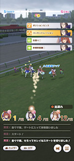 [第5レース，最初の直線]