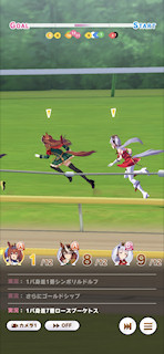 [第5レースのバックストレート]