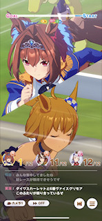 [第5レース，最初の直線]
