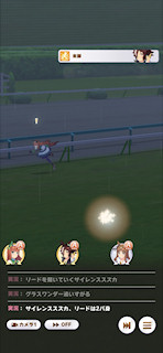 [第1レースのゴール前]