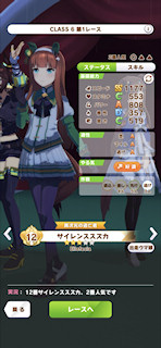 [第1レースのパドック]