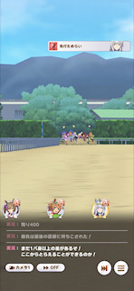 [第2レースの最終直線]