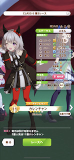 [第3レースのパドック]