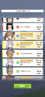 [第1レースの枠]