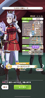 [第4レースのパドック]