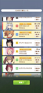 [第1レースの枠]