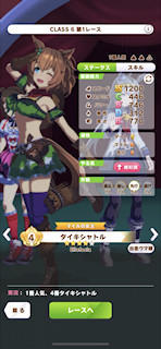 [第1レースのパドック]