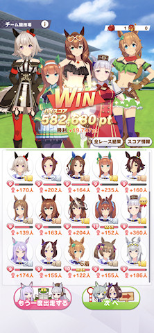 [8月15日のチームレースCLASS 6でのスコア]