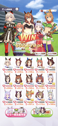 [8月20日のチームレースCLASS 6でのスコア]