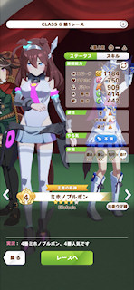 [第1レースのパドック]