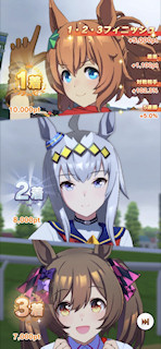 [第5レースの結果]