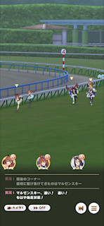 [第1レースの最終直線4]
