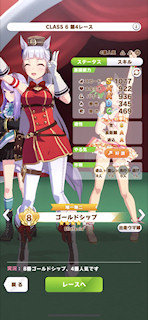 [第4レースのパドック]